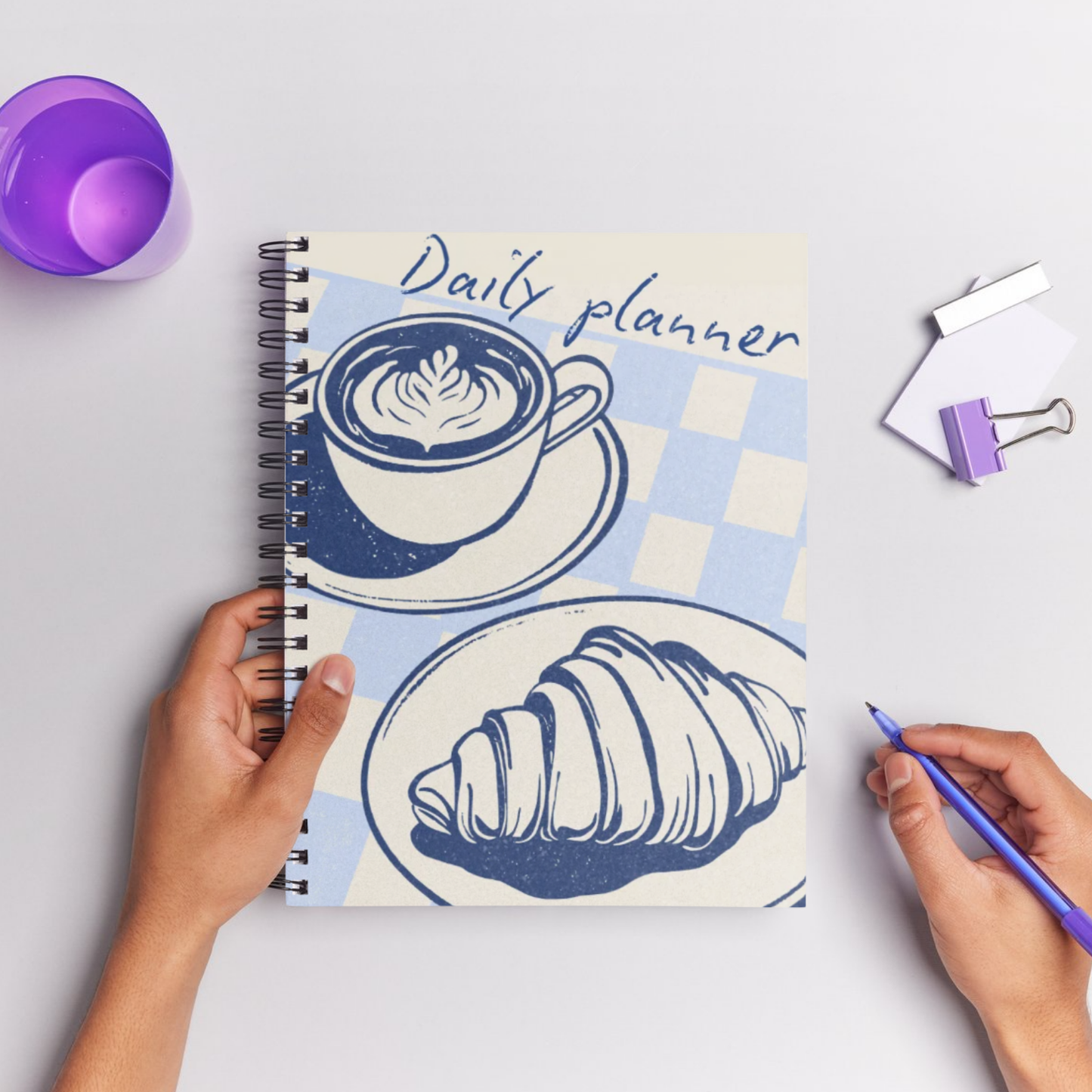 المخطط اليومي - ازرق